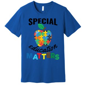 Special Education Matters Autism Awareness Gift Cool Gift Premium T-Shirt