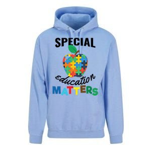 Special Education Matters Autism Awareness Gift Cool Gift Unisex Surf Hoodie