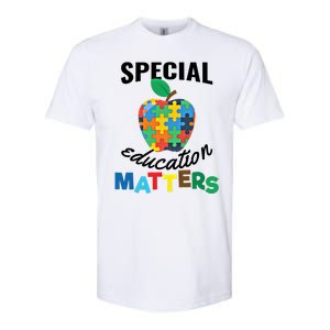 Special Education Matters Autism Awareness Gift Cool Gift Softstyle® CVC T-Shirt