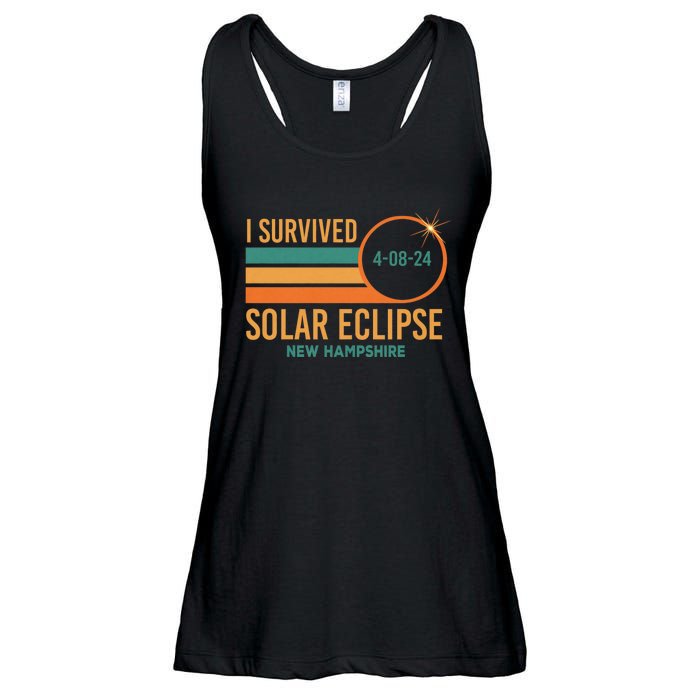 Solar Eclipse New Hampshire April 8 2024 Survived Ladies Essential Flowy Tank