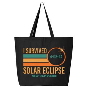 Solar Eclipse New Hampshire April 8 2024 Survived 25L Jumbo Tote