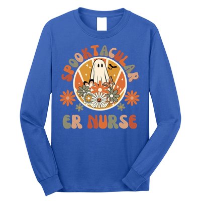 Spooktacular Er Nurse Emergency Room Nurse Halloween Er Rn Gift Long Sleeve Shirt