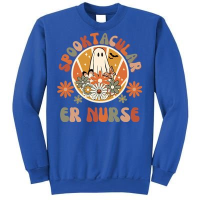 Spooktacular Er Nurse Emergency Room Nurse Halloween Er Rn Gift Sweatshirt