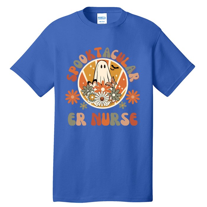 Spooktacular Er Nurse Emergency Room Nurse Halloween Er Rn Gift Tall T-Shirt