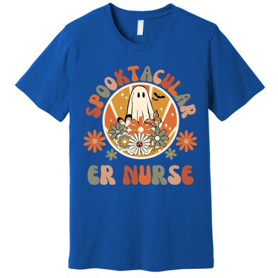 Spooktacular Er Nurse Emergency Room Nurse Halloween Er Rn Gift Premium T-Shirt