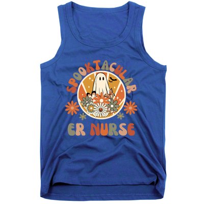 Spooktacular Er Nurse Emergency Room Nurse Halloween Er Rn Gift Tank Top