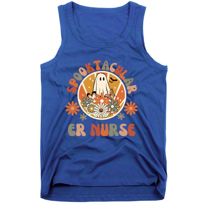 Spooktacular Er Nurse Emergency Room Nurse Halloween Er Rn Gift Tank Top