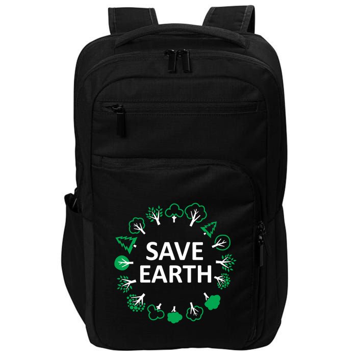 Save Earth Nature Trees Impact Tech Backpack