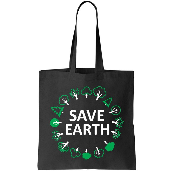 Save Earth Nature Trees Bag