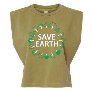 Save Earth Nature Trees Garment-Dyed Women's Muscle Tee