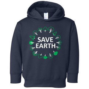 Save Earth Nature Trees Toddler Hoodie