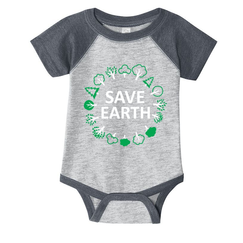 Save Earth Nature Trees Infant Baby Jersey Bodysuit