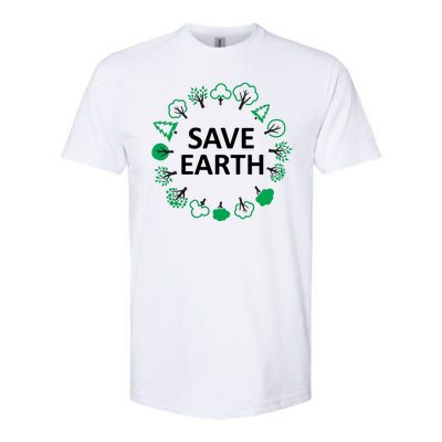 Save Earth Nature Trees Softstyle CVC T-Shirt