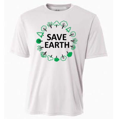 Save Earth Nature Trees Cooling Performance Crew T-Shirt