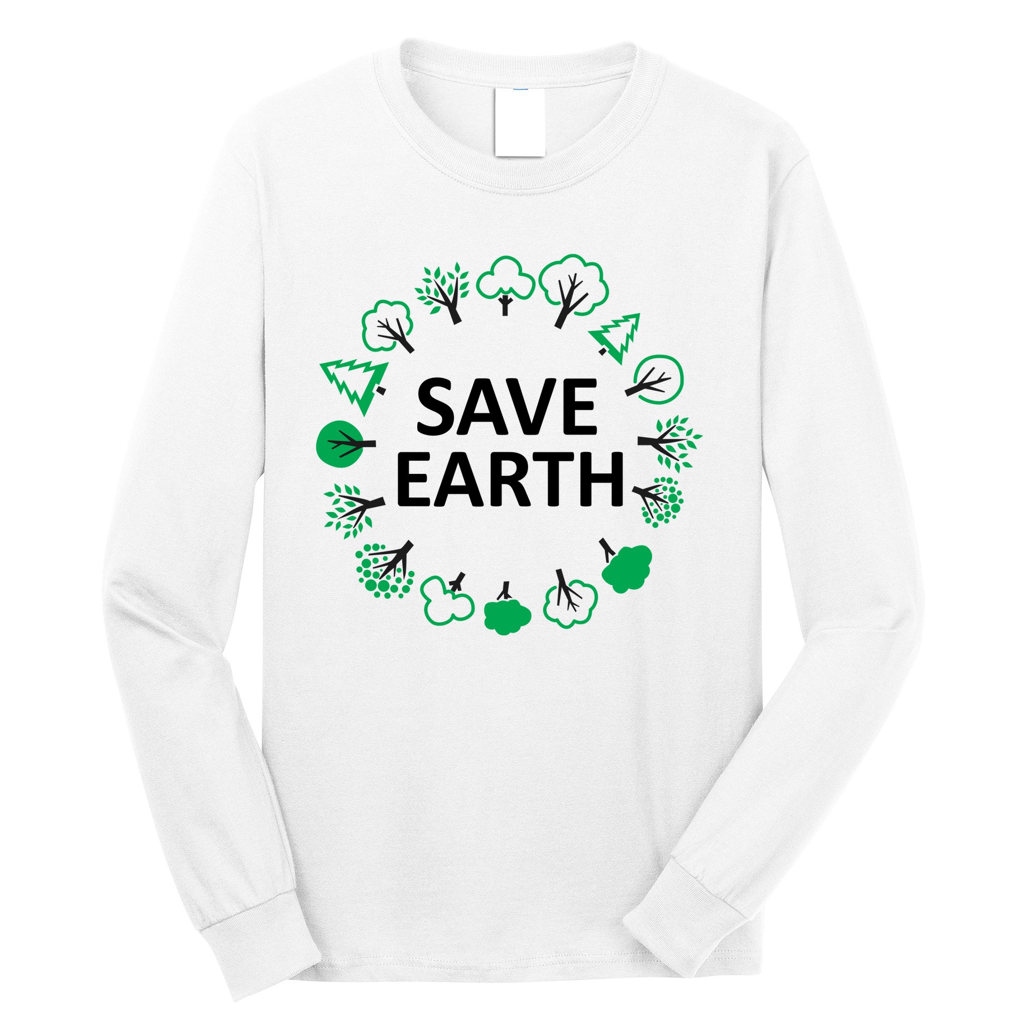 Save Earth Nature Trees Long Sleeve Shirt