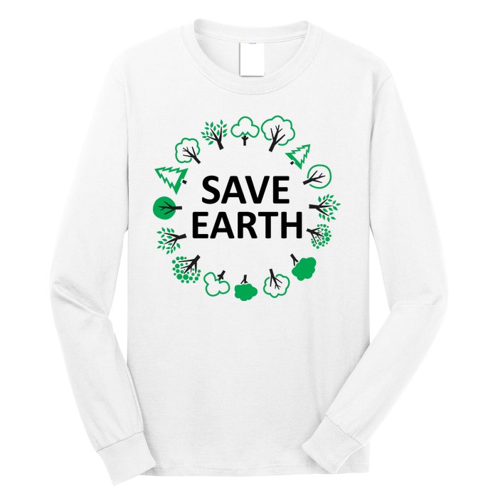 Save Earth Nature Trees Long Sleeve Shirt