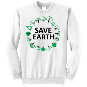 Save Earth Nature Trees Sweatshirt