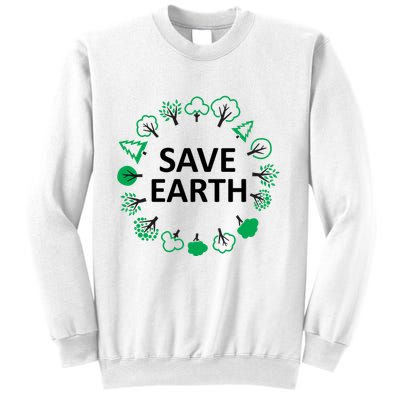 Save Earth Nature Trees Sweatshirt