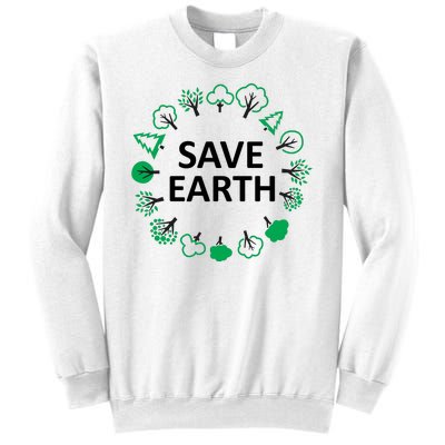 Save Earth Nature Trees Sweatshirt