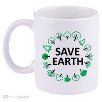 Save Earth Nature Trees 11oz C Handle Ceramic Mug