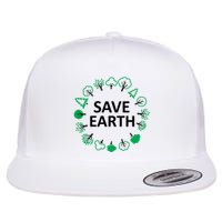 Save Earth Nature Trees Flat Bill Trucker Hat