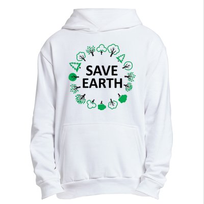 Save Earth Nature Trees Urban Pullover Hoodie