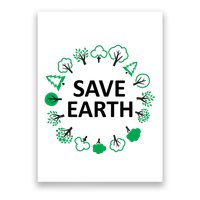 Save Earth Nature Trees Poster