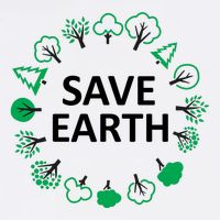 Save Earth Nature Trees Poster