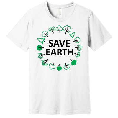 Save Earth Nature Trees Premium T-Shirt