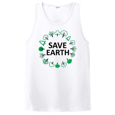 Save Earth Nature Trees PosiCharge Competitor Tank