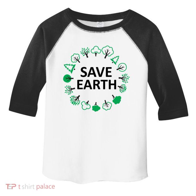 Save Earth Nature Trees Toddler Fine Jersey T-Shirt