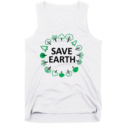 Save Earth Nature Trees Tank Top