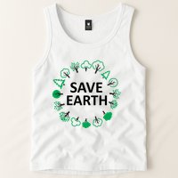 Save Earth Nature Trees Tank Top