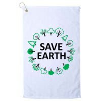 Save Earth Nature Trees Golf Towel