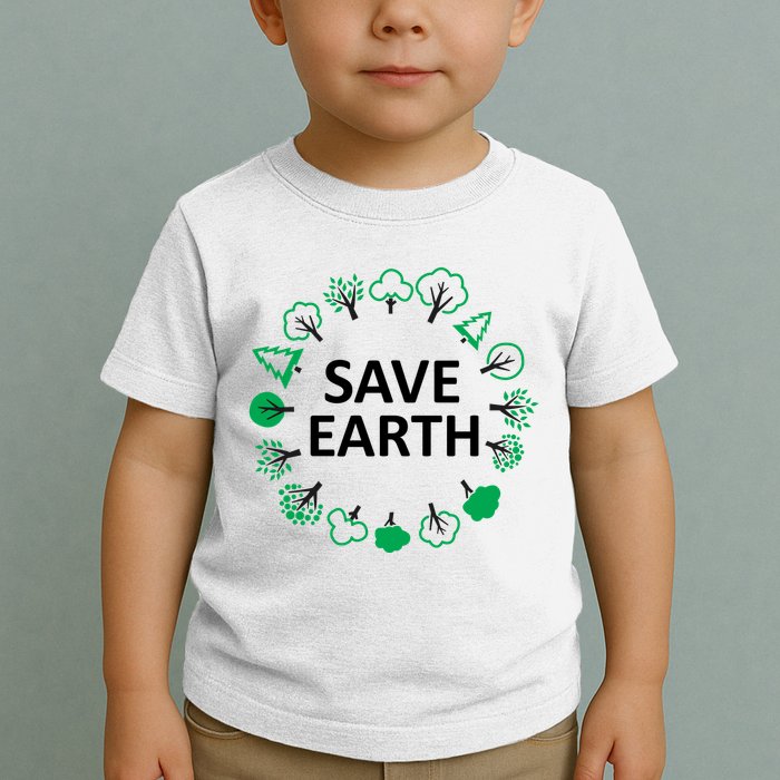 Save Earth Nature Trees Toddler T-Shirt