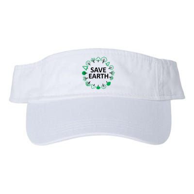 Save Earth Nature Trees Valucap Bio-Washed Visor