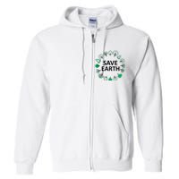 Save Earth Nature Trees Full Zip Hoodie