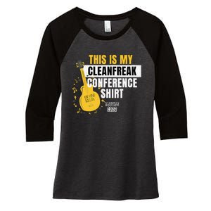 Special Edition Nashville Cleanfreak Women's Tri-Blend 3/4-Sleeve Raglan Shirt