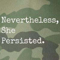 Senator Elizabeth Warren Nevertheless, She Persisted. Legacy Tie Dye Trucker Hat