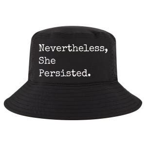 Senator Elizabeth Warren Nevertheless, She Persisted. Cool Comfort Performance Bucket Hat