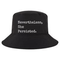Senator Elizabeth Warren Nevertheless, She Persisted. Cool Comfort Performance Bucket Hat