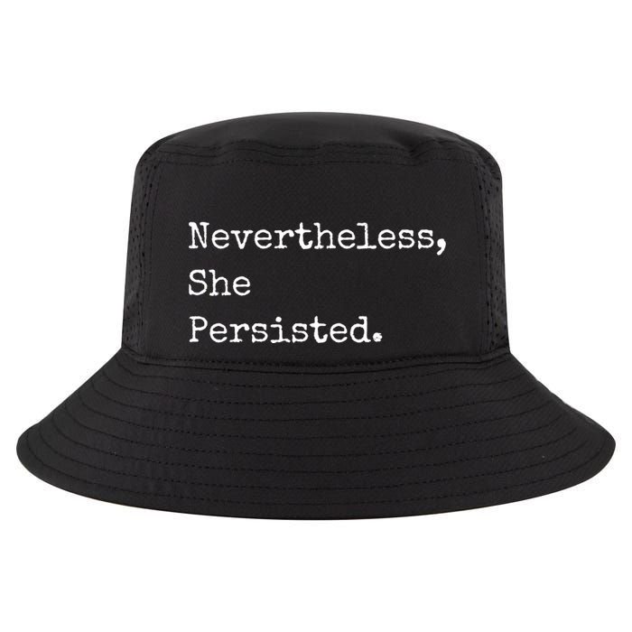 Senator Elizabeth Warren Nevertheless, She Persisted. Cool Comfort Performance Bucket Hat
