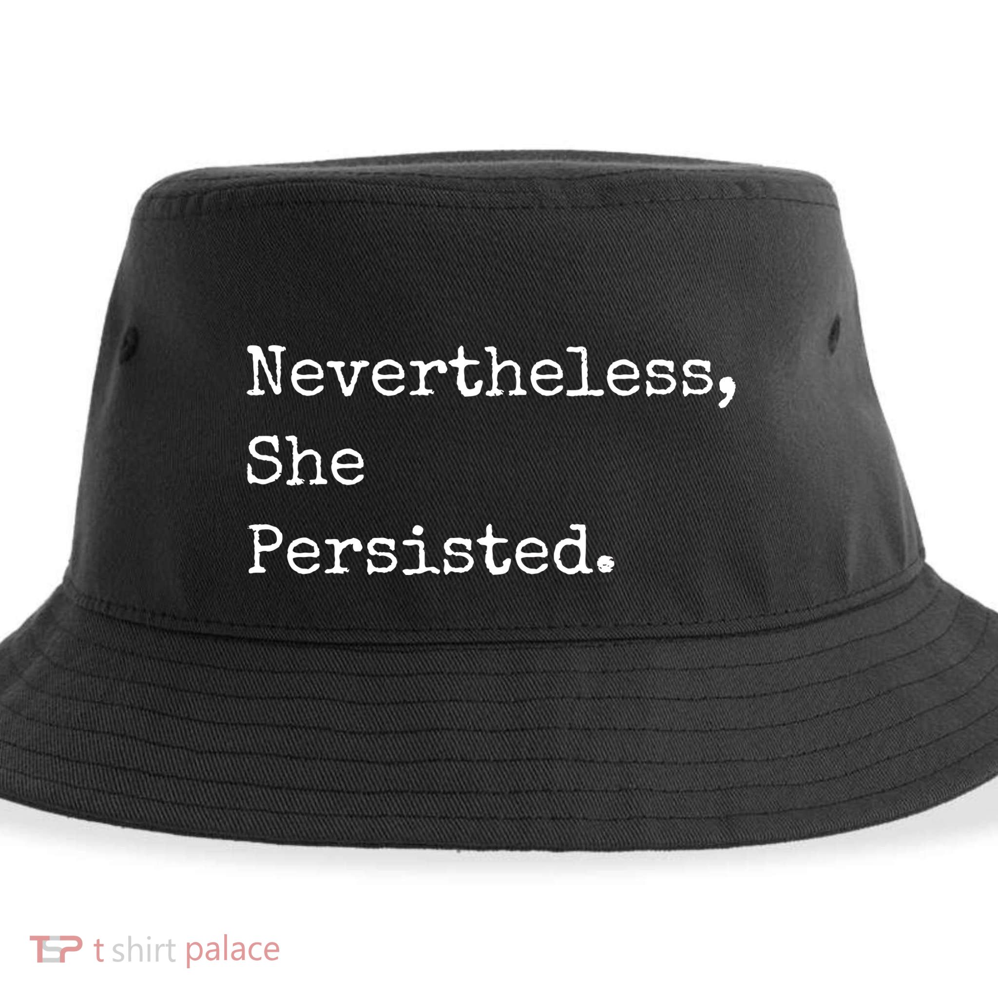 Senator Elizabeth Warren Nevertheless, She Persisted. Sustainable Bucket Hat