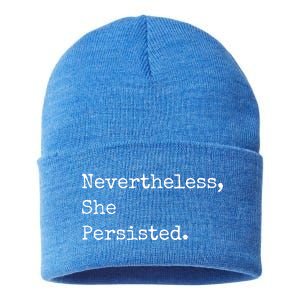 Senator Elizabeth Warren Nevertheless, She Persisted. Sustainable Knit Beanie