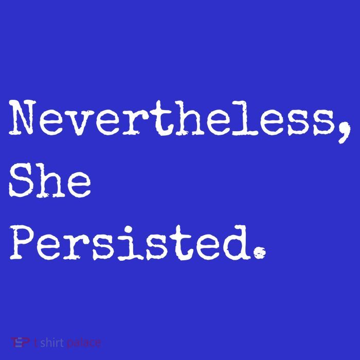 Senator Elizabeth Warren Nevertheless, She Persisted. Short Acrylic Beanie