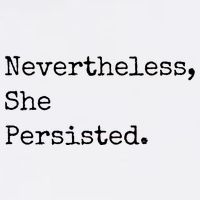 Senator Elizabeth Warren Nevertheless, She Persisted. Garment-Dyed Sweatshirt