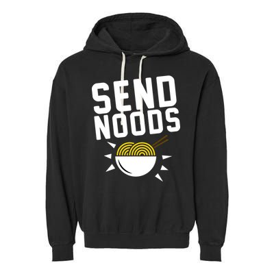 Send Noodles Garment-Dyed Fleece Hoodie