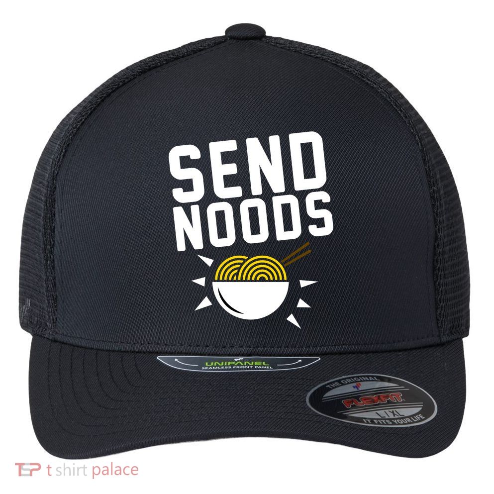 Send Noodles Flexfit Unipanel Trucker Cap