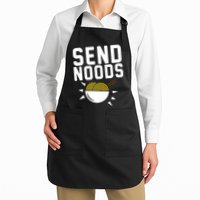 Send Noodles Full-Length Apron With Pockets