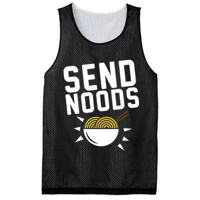 Send Noodles Mesh Reversible Basketball Jersey Tank